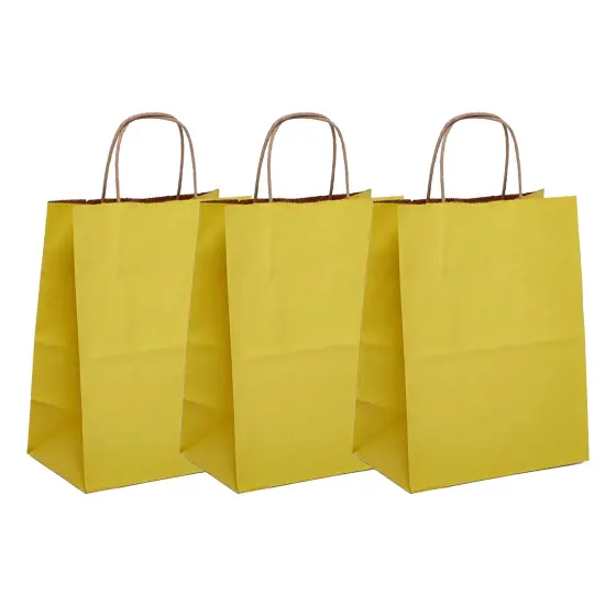 Compact Kraft Tinted Paper Bag 5.5" x 3.25" x 8.375" {4}