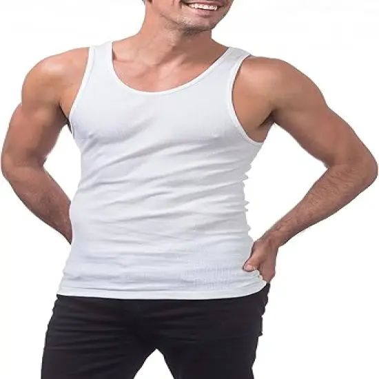 Cotton Ribbed A-Shirt | RADYAN&reg; BLACK {6}