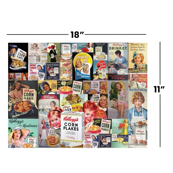 Kellogg's Vintage Corn Flakes 500 Piece Jigsaw Puzzle {5}