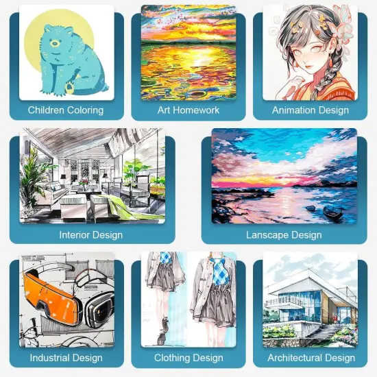 Alcohol Markers 80 Colors {5}