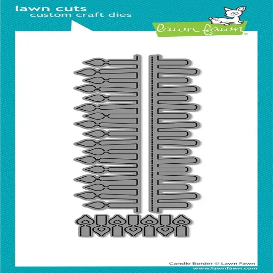 Lawn Cuts Custom Craft Die-Candle Border {1}