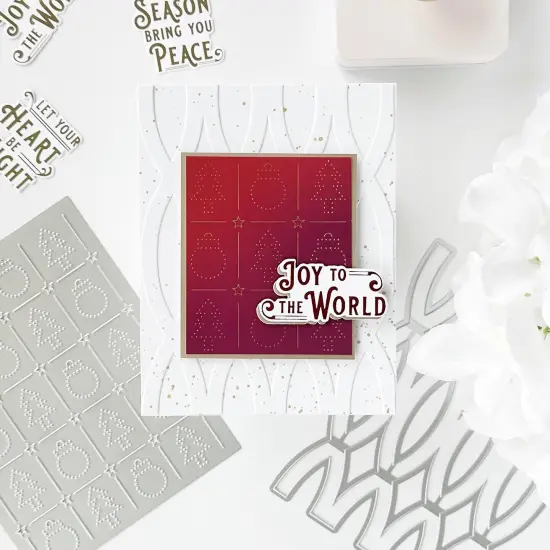 Pinkfresh Studio Die Set-Festive Grid {5}