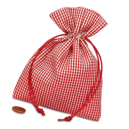Gingham Red Wrappers 6'' x 9'' Decorative Packaging {1}