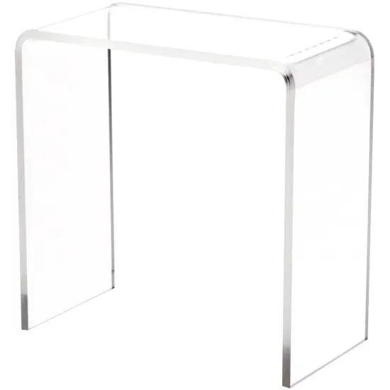 Plymor Clear Acrylic Vertical Rectangular Display Riser, 4" H x 4" W x 2" D (1/8" thick) {1}
