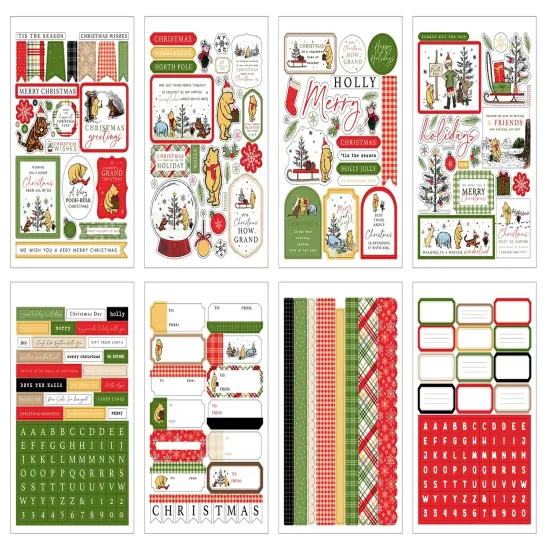 Echo Park Sticker Book-Winnie The Pooh Christmas {3}