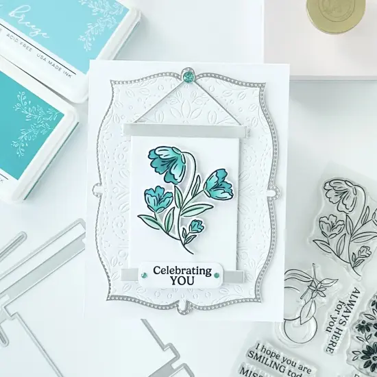 Pinkfresh Studio Clear Stamp Set 4"X6"-Framed Art {5}