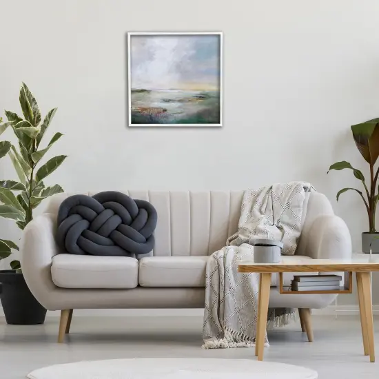 Stupell Industries Abstract Sea Surface Framed Giclee Wall Art Design by Karen Hale {2}