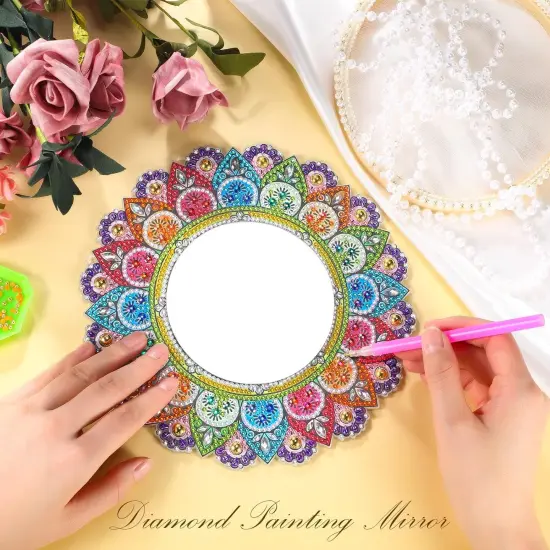 Diamond Painting Mirror Kits for Adults Kids Beginners(Classic) {4}