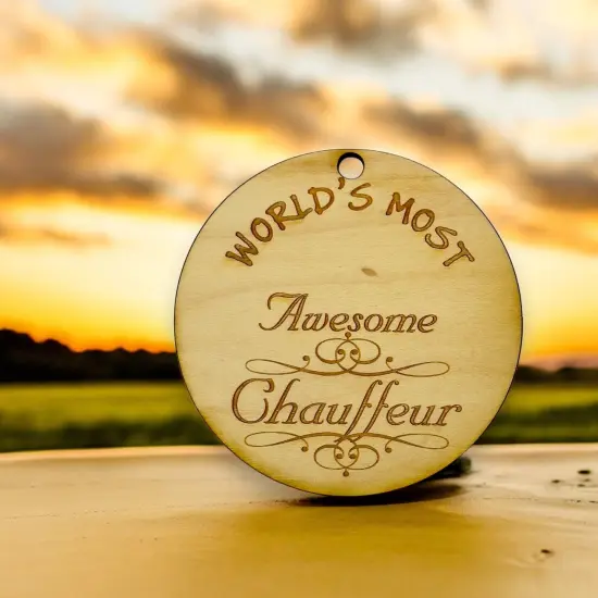 Worlds most Awesome Chauffeur - Ornament {4}