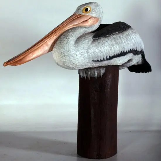 Pelican On Post Life Size Statue {5}