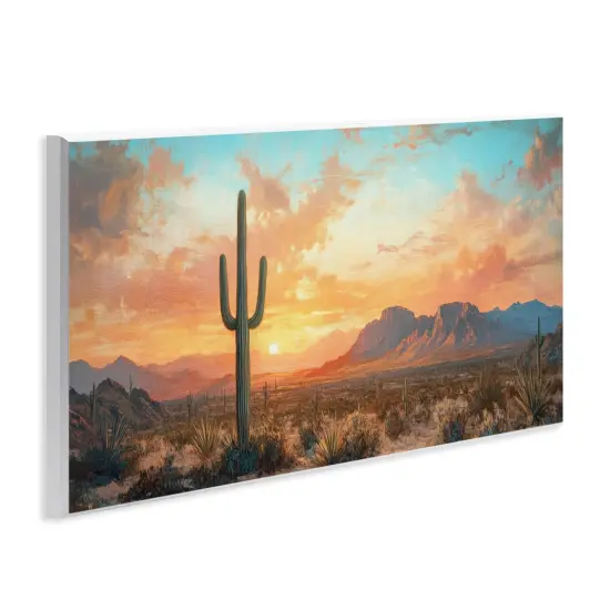 Stupell Industries Western Sunset Canyon Wall Plaque, design by Petal Prints Design {3}