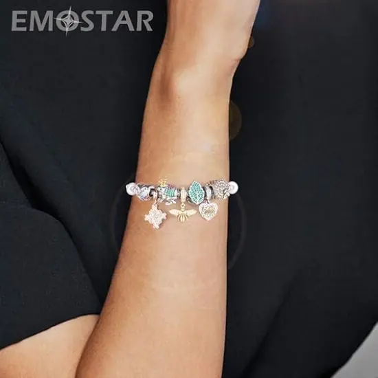 Sparkling Dog Puppy Paw Print Charms {2}