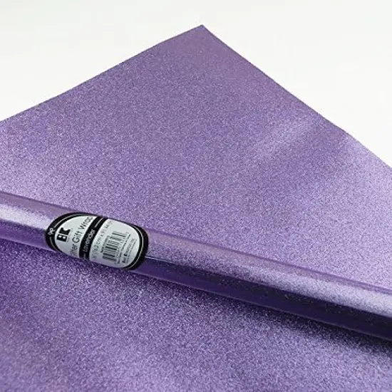 Best Creation Glitter Gift Wrap, 30 x 36-Inch Lavender 2 ROLLS {5}