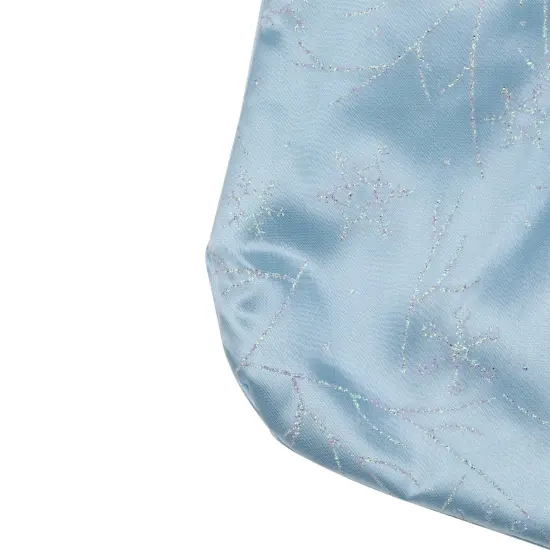 Northlight 20.5-Inch Blue and White Sheer Organza Christmas Stocking with Faux Fur Cuff {7}