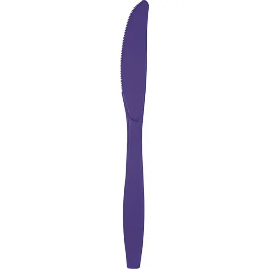 288 pc Bulk Purple Plastic Knives {1}
