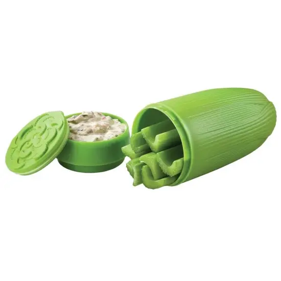 Hutzler Celery & Dip To-Go Lunch Snack Storage Container Celery & Dip to-Go {3}