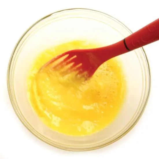 Norpro 8.75" Grip-EZ Fiskie Fork & Whisk Combo Tool - Mix Stir Blend & Fold {5}