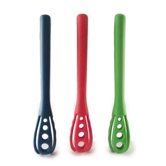 Norpro Heat-Resistant Aerating Whistix Whisk Mixing Stick Green {5}