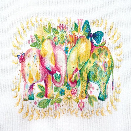 Cross-stitch kit Tender feelings {1}