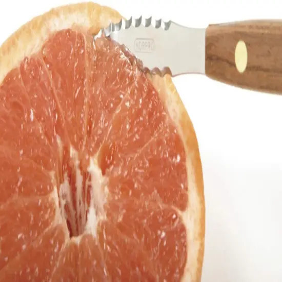 Norpro Squirtless Double Stainless Steel Blade Grapefruit Slicing Knife {4}