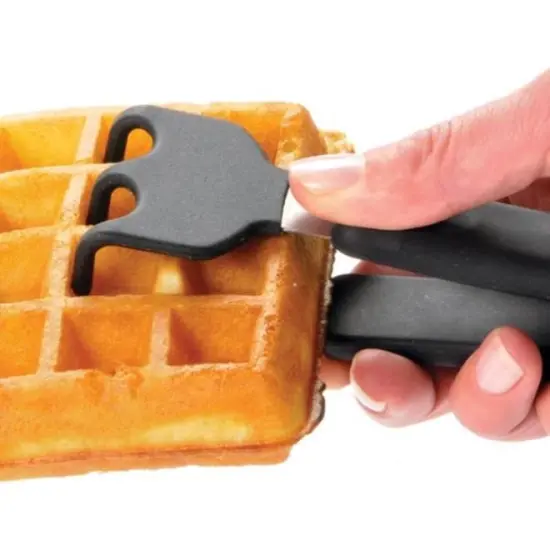 Norpro 6" Grip-EZ Non-Slip Grab and Lift Tongs - Great for Waffles {4}