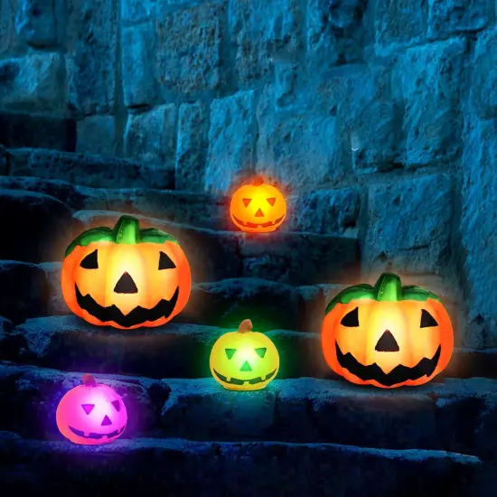 Halloween Crafts Pumpkin Decorations Pumpkin Lamp Kit {1}