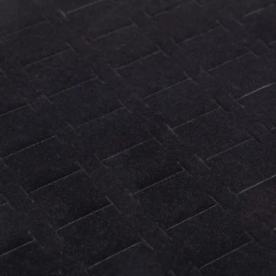 5-Pack 100 Slots Velvet Ring Insert Display Tray - Foam Holder Organizer for Storage Box and Selling Jewelry (13 x 9 In, Black) {7}