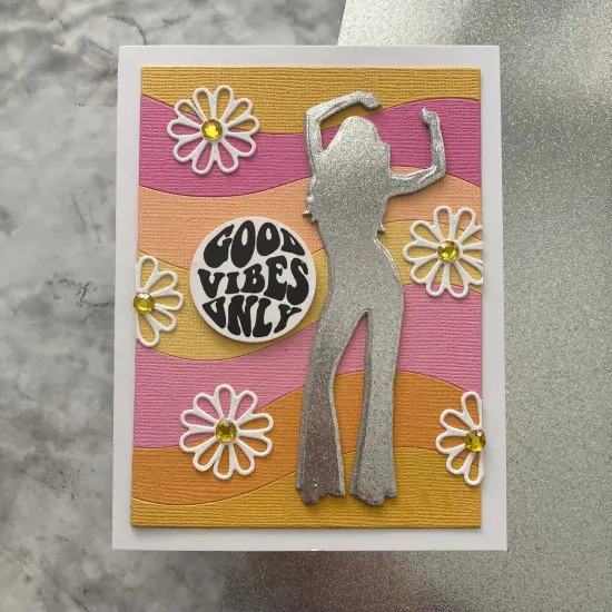 GLITTER SILVER Mirror Foil Cardstock - 12x12 Cardstock - Encore {2}