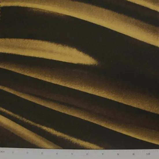 1 Yard Black & Mustard Knit Spandex Fabric 58/60" Wide Stretch Apparel Material with Polyester Blend {3}