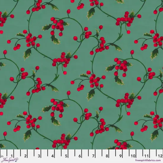 Scroll in Green (pwmn064.green) | Holly Day | Martha Negley | Free Spirit {1}