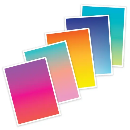 Hero Arts Hero Transfers Set 6"X8"-Floral Rainbow {4}