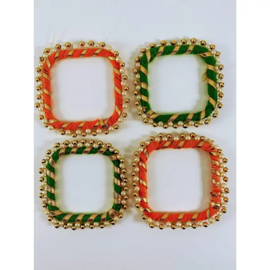 Set of 4 Diy Decoration Bangles, Indian Wedding Decor Bangles, Bangle Decor {3}