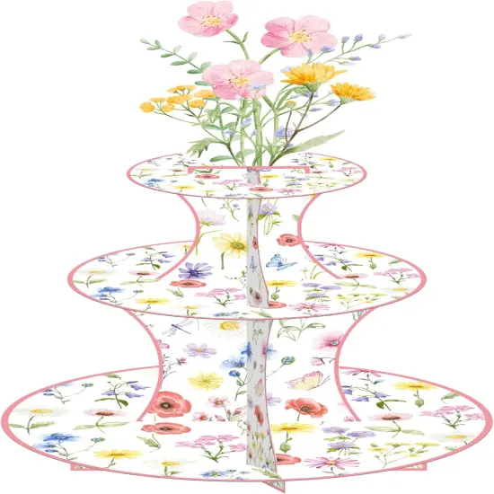 Wildflower Cupcake Stand {1}