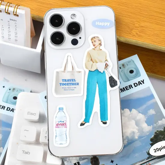 260pcs People Flowers Quotes Vintage Scrapbooking Stickers (Romantic Spring) {4}