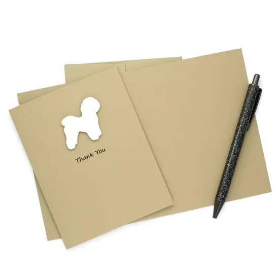 Bichon Frise Thank You Cards {4}