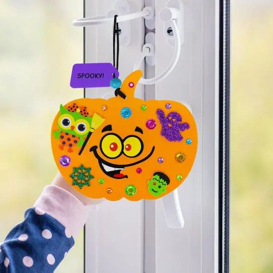 36 Sets Halloween Pumpkin Decorations DIY Foam Halloween Craft Kits {4}