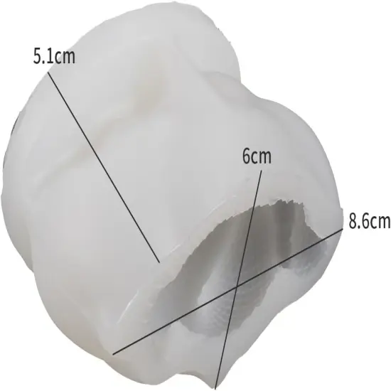 Cobra Candle Mold Snake Candle Silicone Wave Spiral Candle Mold {4}