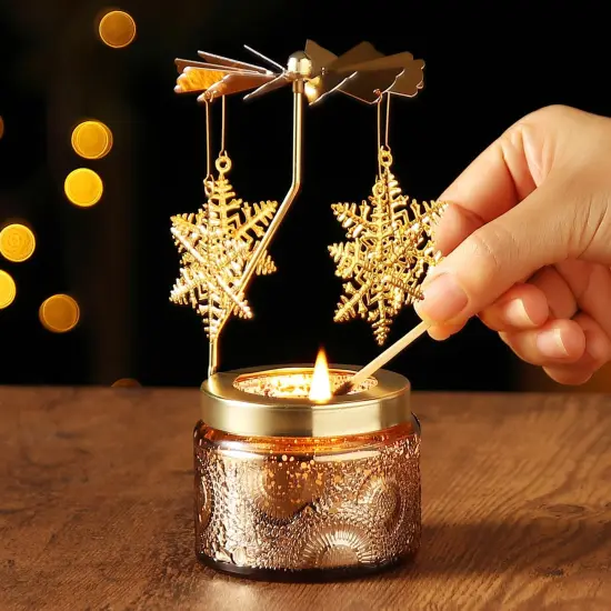 Christmas Scented Candles (Snowflake) {2}