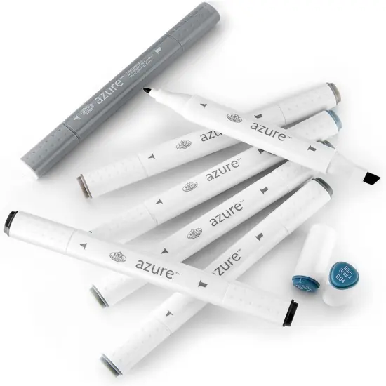 7pc Dual-Tip, Alcohol Based Marker Set {5}