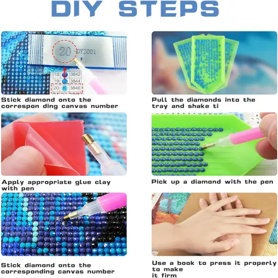 Dinosaur Diamond Painting Kits - 12x16 Inch {5}