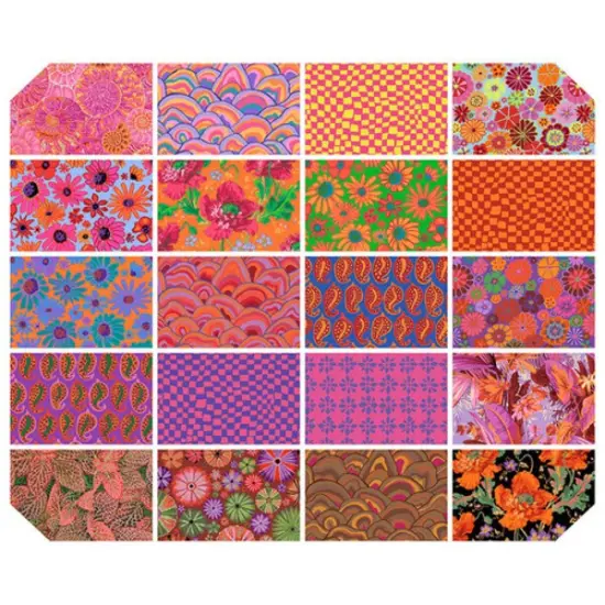 Kaffe Fassett 6" Strip Roll (Dessert Roll) in 2024 Hot by Kaffe Fassett Collective for Free Spirit (FB4DSGP.AUG24HOT) {2}