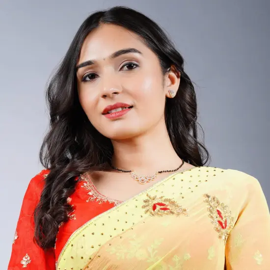 White Stone Mangalsutra with Earring, Mangalsutra Necklace, Mangalsutra Chain, Mangalsutra Earrings, Mangal Sutra, Indian Jewelry Set {4}