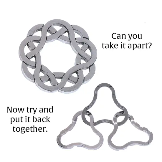 BePuzzled Hanayama Cast Puzzle-Level 4 Coaster {5}