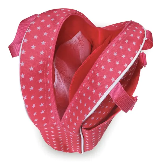 Badger Basket Doll Travel Backpack - Pink/Star {6}