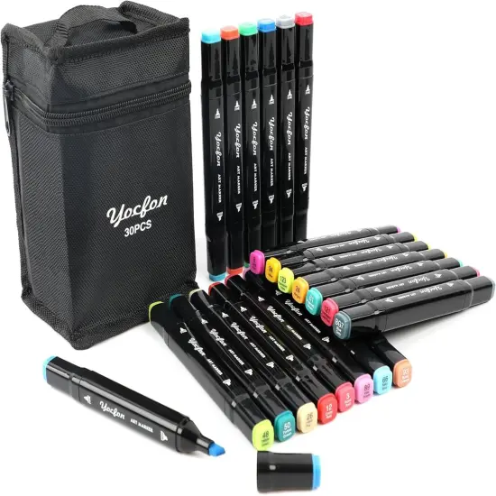 30 Colors Alcohol Markers {1}