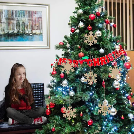 Unfinished Wooden Christmas Ornaments {5}