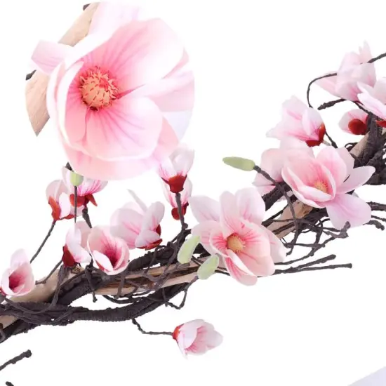 Artificial Magnolia Orchid Flowers for Wall Hanging {1}
