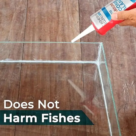 ADHESIVE GURU AG310 Clear Silicone Sealant for Aquariums &ndash; Fish-Safe, 100% Waterproof Bond {3}