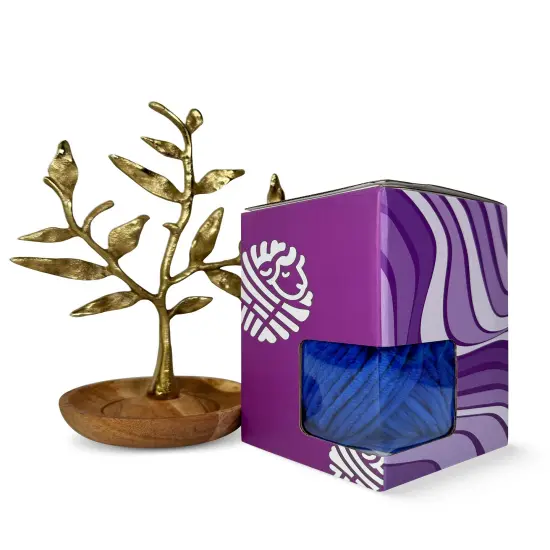 Craftytop&trade; Bulky Velvet Yarn #5 for Knitting & Crochet (Blue Ocean) {5}