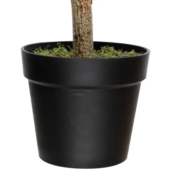 Northlight Artificial Lemon Potted Tree - 4.75' - Yellow {7}